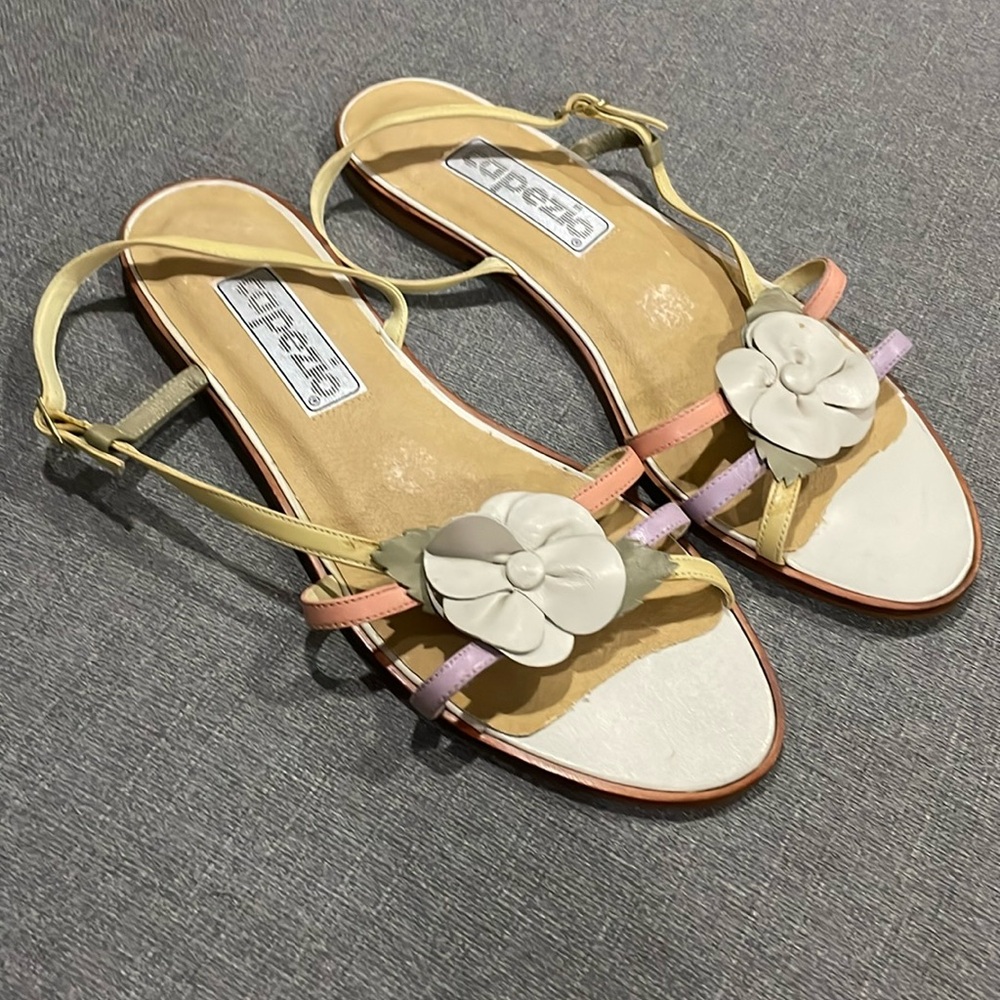 Capezio Flower Leather Sandal